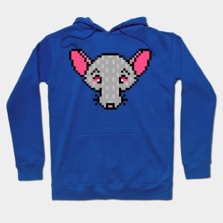 Pixelated Rad Rat (Full Color Version) Hoodie